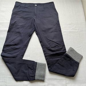 Kith Charcoal Chinos with Heather Gray Cuffs